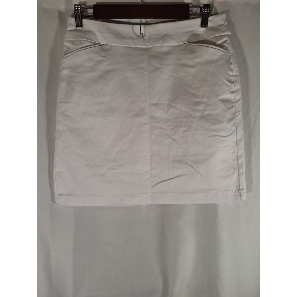 Croft & Barrow Effortless Stretch Skort Womens 6 Bright White WC6SX023RS NEW